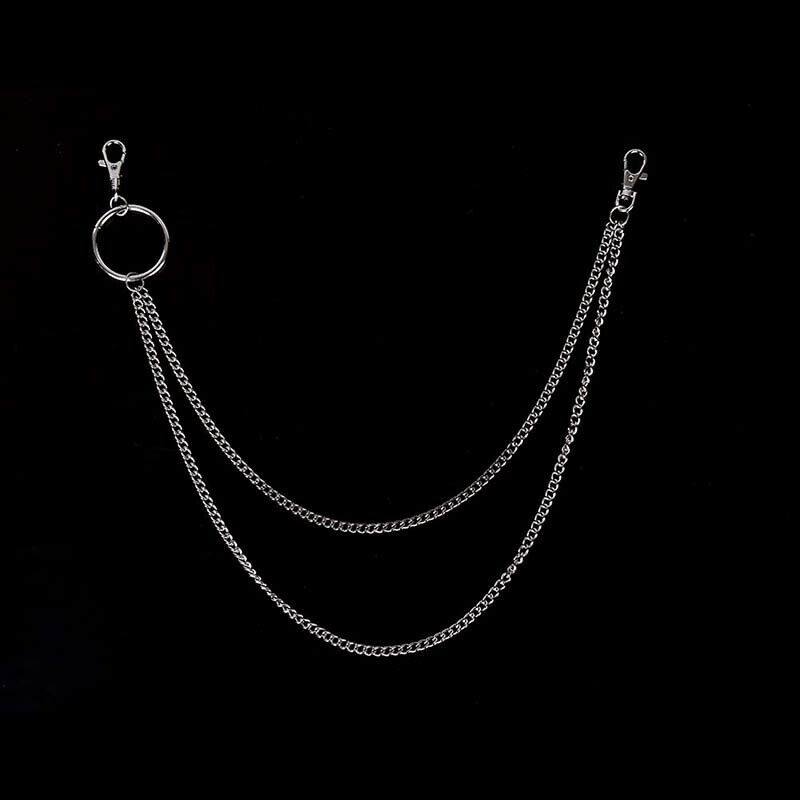 Trousers Hipster Key Chains Wallet Chain Biker Trucker Metal Jean Punk Chai Nw