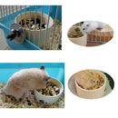 2pcs Bamboo Feeder To Hamster/Chinchillas/Guinea