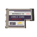 3Port USB3.0 Express Card ExpressCard 54mm Hidden Adapter For Laptop FL1100