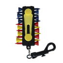 Golf Tee Keeper 12 Tees 2 Ball Marker Divot Tool Pencil With Keychain Clip
