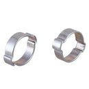 10Pcs 2Ear Clamp Air Fuel Hose Petrol Tube O Clip 17-20mm