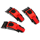3Pcs Motorcycle Bike Helmet Chin Strap Speed Sewing Clip Quick Release Buckle ME