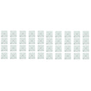 40Pcs Plastic Flower Panels Racks Flower Wall Bracket Floral Decorations DIY