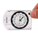 Scouts Military Compass Scale Ruler Baseplate Mini Compass Camping For Hiki U3T7