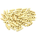 50pcs 2 Holes Wooden Buttons Sewing Horn Toggle Buttons DIY Crafts Scrapbook