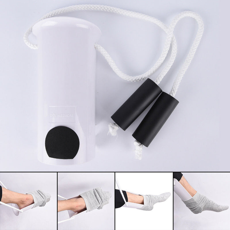 Sock Stocking Aid With Foam Grip 31in Cord Puller Assist Disability Elderly  ~S