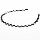 Fashion Spiral Waved Sports Hairband Men Women Hair Hoop Headwear (1pc) A