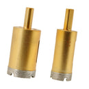 Set of 2 Diamond Holesaw Tile Ceramic Glass Slate Porcelain Marble Drill Bits