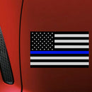 1x 12.5*7.5cm Blue Lives Matter USA American Thin Line Flag Car Stickers Decor