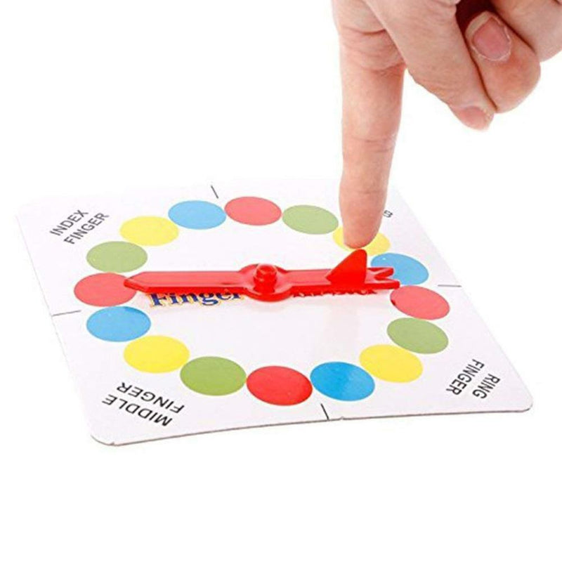 Funny Family Finger Twister Board Mini Version Table Party Game for 2 players