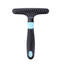 Double Row Stainless Steel Pins Dog Rake Deshedding Dematting Brush Comb