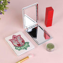 DIY Flower Special Shaped Diamond Painting Mini Rectangle Makeup Mirror
