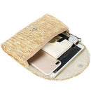 Straw Clutch Purses For Women Summer Beach Handbags, Wedding Envelope Walle