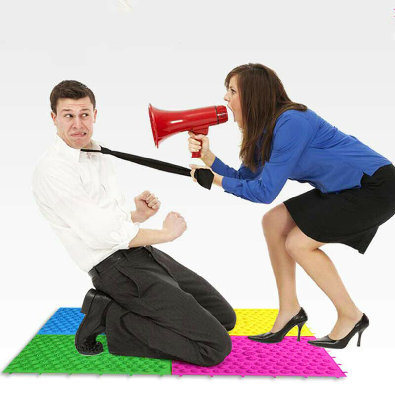 New Durable Reflexology Foot Massage Pad Toe Pressure Blood Circulation Pla H7Q4