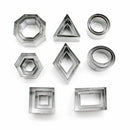 Cookie Cutter 24 Pcs/set Stainless Steel Fondant Cake Baking Mold Round Hea