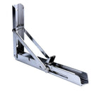 4 Pcs Polished Stainless Steel Folding Shelf Bench Table Folding Shelf or B