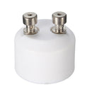 Anti-burning White Ceramic GU10 to MR16 Adapter Halogen Light Bulb Lamps