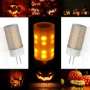 2pcs 3W 230 lm G4 LED Corn Lights 36 leds SMD 2835 Flame Effect Warm White