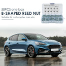 50pcs U Nuts M5 Multi Thread Car Automobile Fastener Clip Retainer U Type Nuts