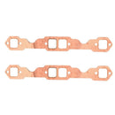 2Pack Exhaust Gaskets Square Port Copper Header Exhaust Gaskets Reusable Fi B7Z7