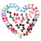 10Pcs/lot Baby mini Bow Hairpins Girls Hair Accessories Kids Hair OZ