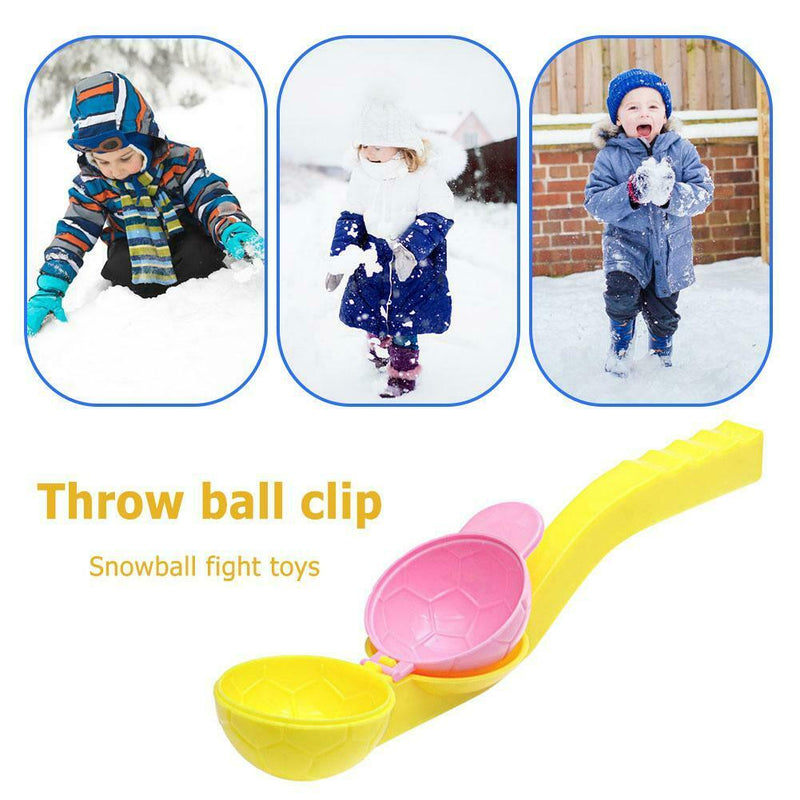 Winter Snow Ball Maker Mold Tool Outdoor Kids Snowball Fight Clip Toys
