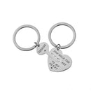 2X You Hold The Key To My Heart Forever Keychain Keyring Couple Lover Gift Del