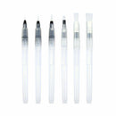 6 x Water Color Brush Refillable Pen Watercolor Color Drawing Art Suppl QJY