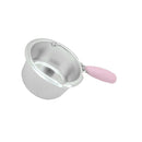 Kitchen Chocolate Fondue /Cheese Melting Pot Heater Small Aluminum Pot Pink