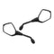 1 Pair Motorcycle Rearview Mirror 10mm Thread For Dirt Bike,