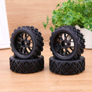 4pcs 70mm Star Pattern Rubber RC On Road Car Tires for 1/10 Universal Car Tamiya