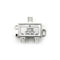 Metal 2-Way TV Satellite Cable Splitter for Sky Virgin Media 5-2400MHZ N3c