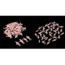 2 Sets 1/87 Scale Beach Crowd Action Figures HO Train Roadway Scene Building