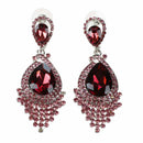 Fashion Women Wedding Jewelry Austrian crystal long crystal drop large crys L1Y7