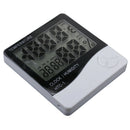 HTC-1 Indoor Thermometer Hygrometer Temperature Humidity Monitor Meter Clock