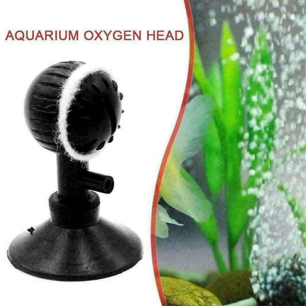 New Aquarium Head Fish Tank Bubble Oxygen Increase Ball Adjustable Air Diff Z5X6