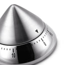 Stainless Steel 60min Clock Kitchen Tine Bake Timer UFO Mechanical Reminder