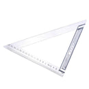 4x Stainless Steel Triangle Metal Measuring Ruler,DIY Drawing/Cutting Ruler