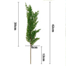 10X Artificial Leaves Garden Room Decor Pine Cypress Office Home K6H8