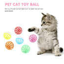 Cat Interactive Pet Playing Hollowed Bell Toys Training Scratch Rattle Ball