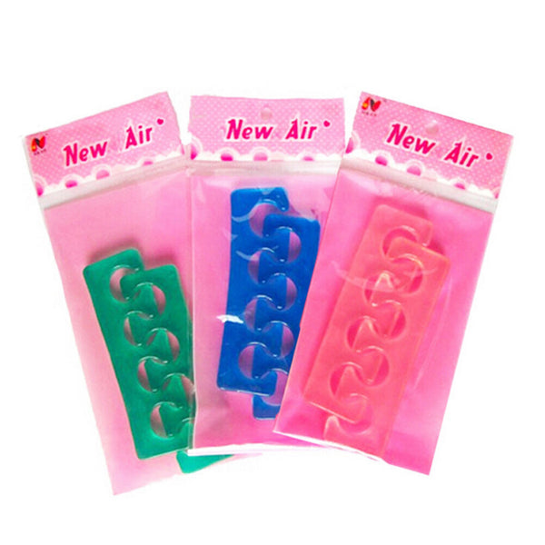 1 Pair Soft Silicone Finger Toe Separator Manicure Pedicure Tool Nail Art  P Gw