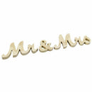 Mr & Mrs Sign Wedding Sweetheart Table Decorations for Wedding Photo Props  Q2X7