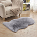 Faux Fur Sheepskin Rug 60 x 90 cm Faux Fleece Fluffy Area Rugs Anti-Skid Ca W9U7