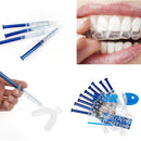 Teeth whitening 10 gels + 2 white teeth+ 1 white light +tray set
