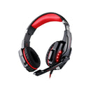 Deep Bass Game Headphone Sound Over-Ear Gaming Headset w/ LED Light Red red