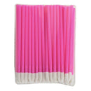 50pcs Disposable Makeup Lip Brush Lipstick Gloss Wand Applicator (Rose Red) A
