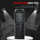 T60 Mini Recording Pen Built-in Mic Rechargeable Audio Recorder (8GB) A