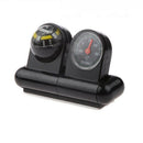 Car-Styling Adjustable 2 In 1 Compass Outdoor Travel Car Compass Thermomete