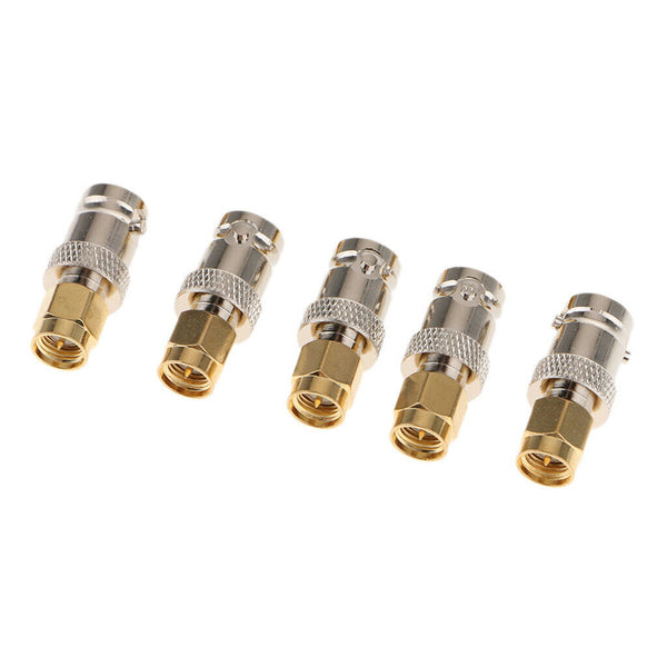 10Pieces SMA Male to BNC Female SMA to BNC-JK RF Coax Radio Antenna Adapter