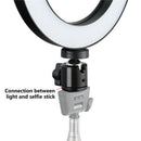 LED Ring Light Dimmable USB 5500K Fill Lamp Photography Phone Video Live M&O